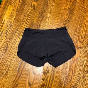 Lululemon Speed Up Short - black - size 2
